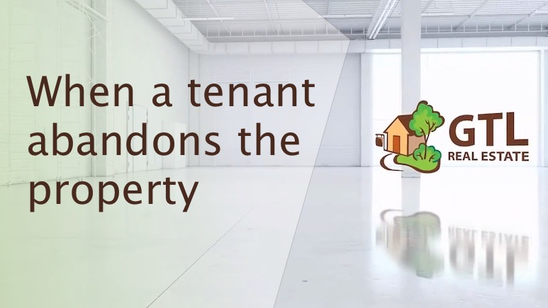 When a tenant abandons the property