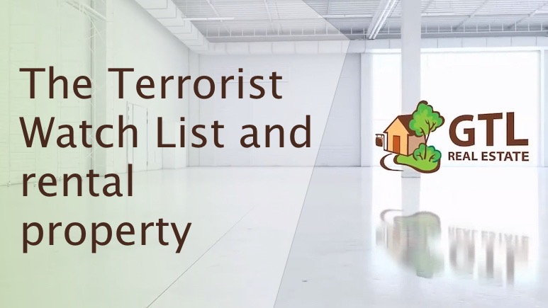 The Terrorist Watch List and rental property