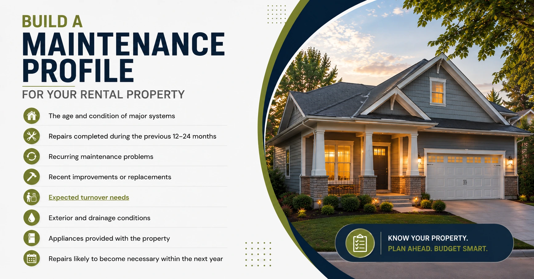 Build a Maintenance Profile for Your Rental Property