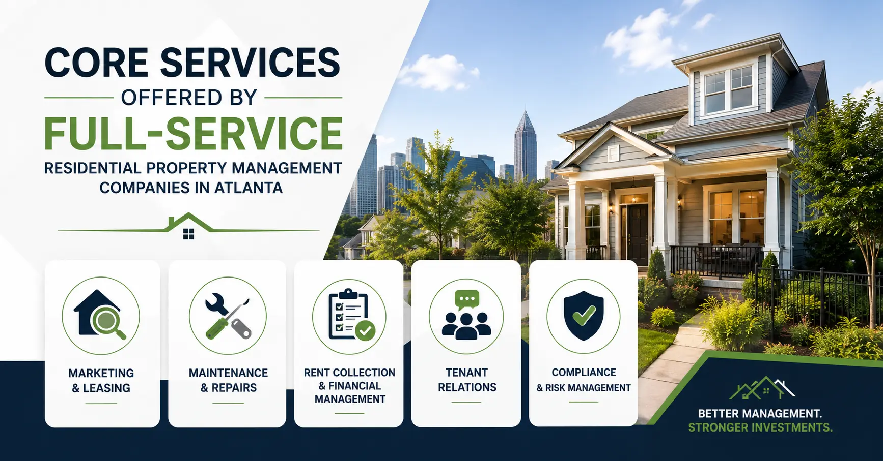 Core Services Offered by Full-Service Residential Property Management Companies in Atlanta