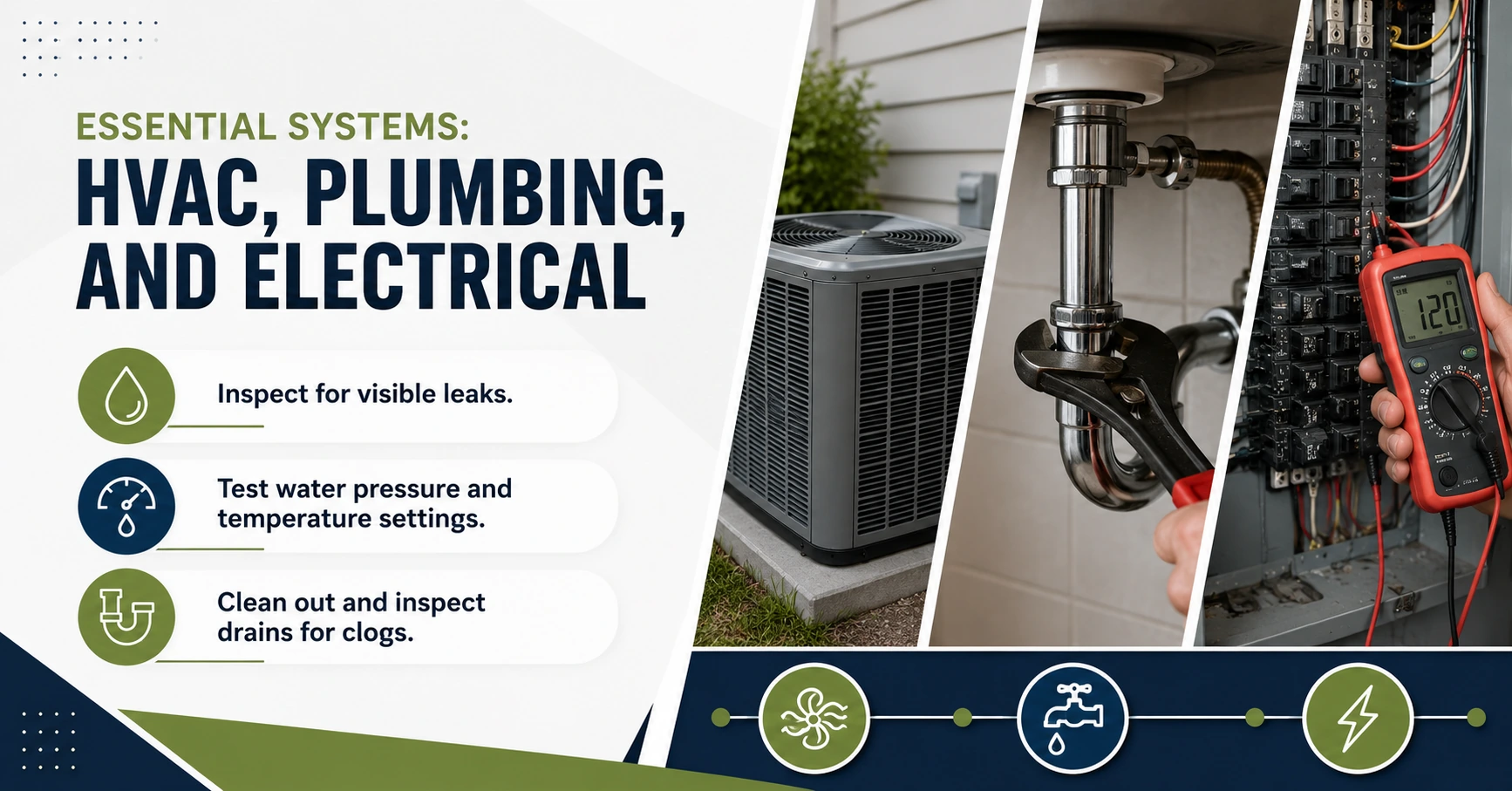 Essential Systems: HVAC, Plumbing, and Electrical