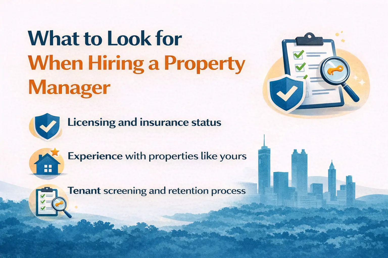Hiring a Property Manager