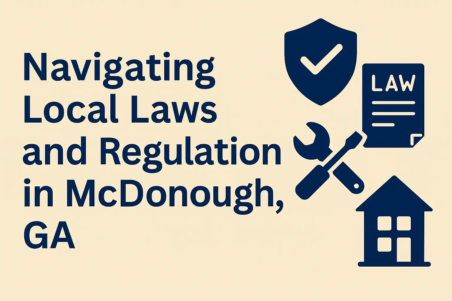Local Laws and Regulations in McDonough