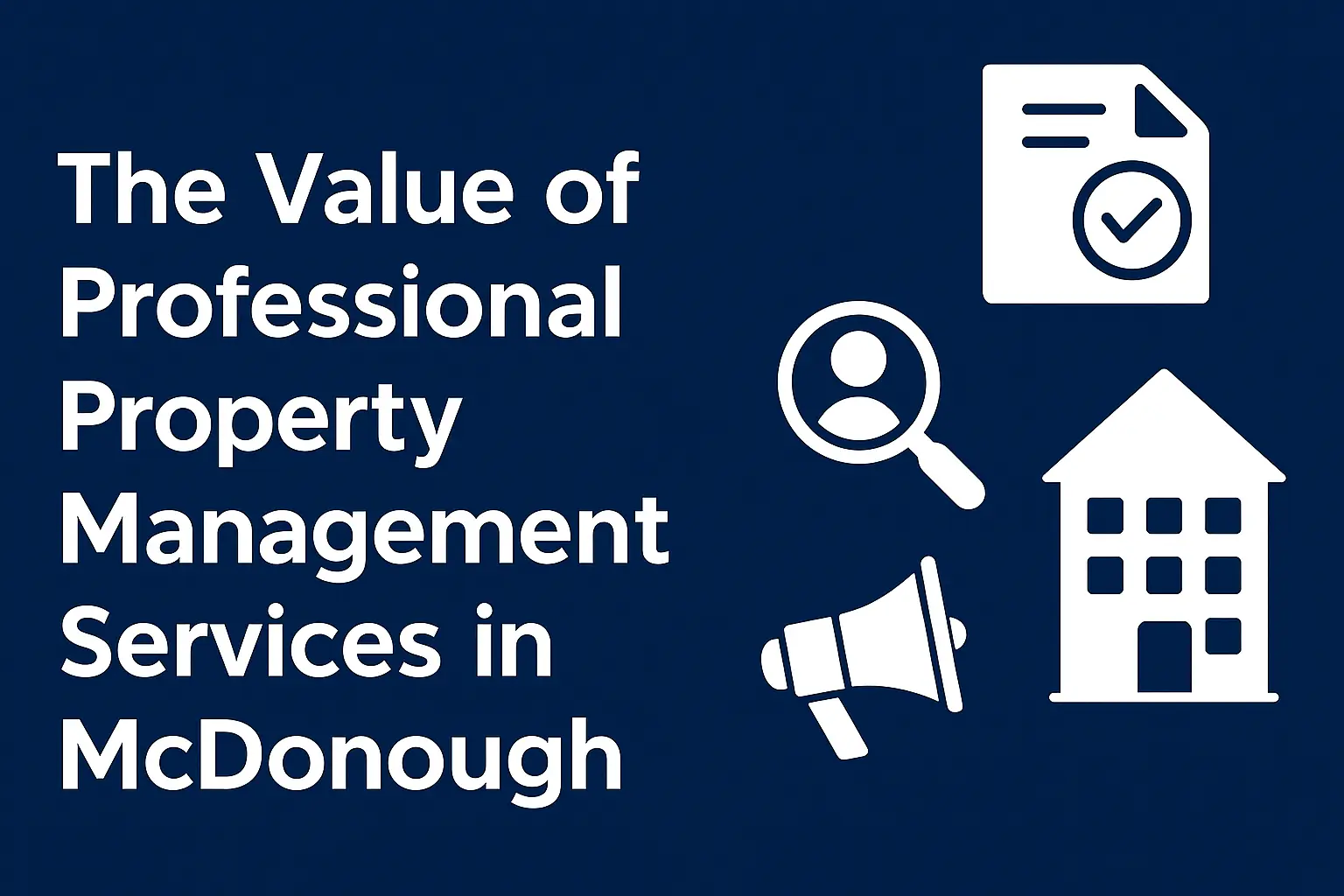 Property Management Services in McDonough