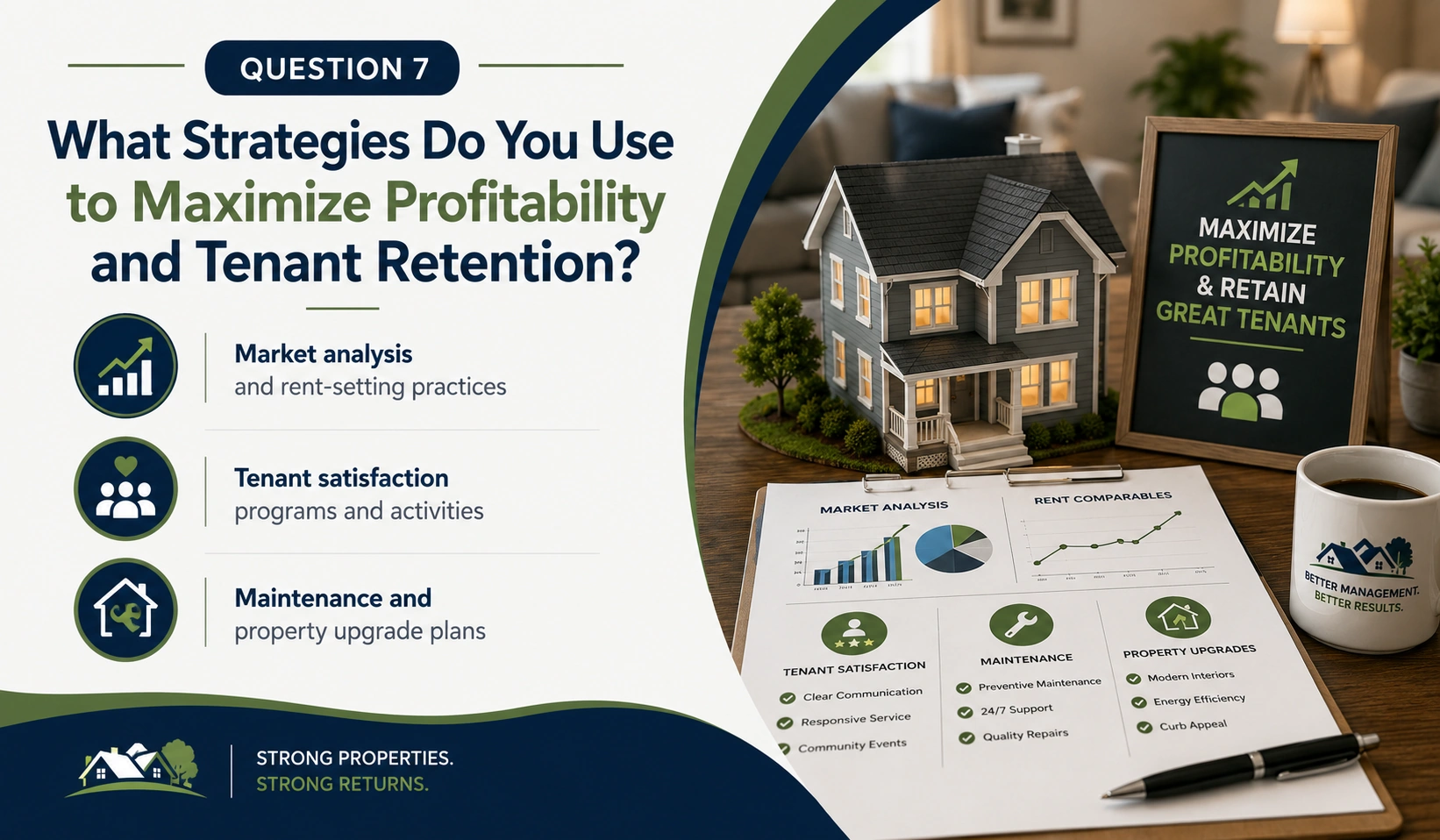Question 7: What Strategies Do You Use to Maximize Profitability and Tenant Retention?