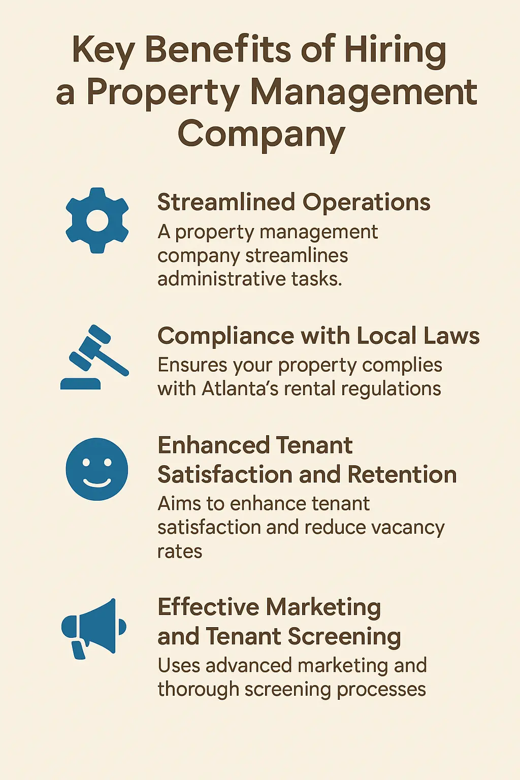 Key Property Management Benefits