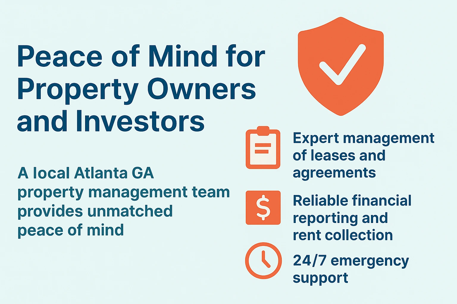 peace of mind to property owners